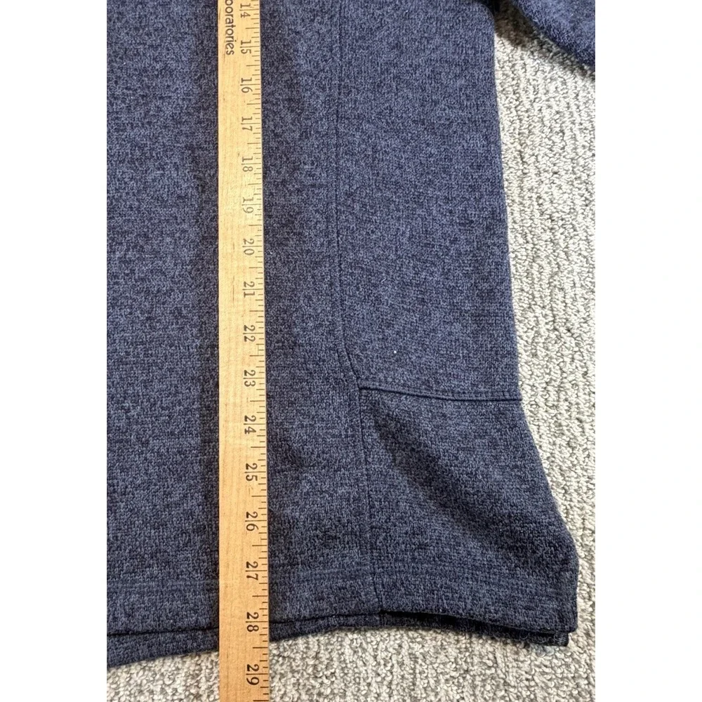 Woolrich 1/4 Zip Pullover Fleece Sweater Mens XL‎ Heather Blue Pockets